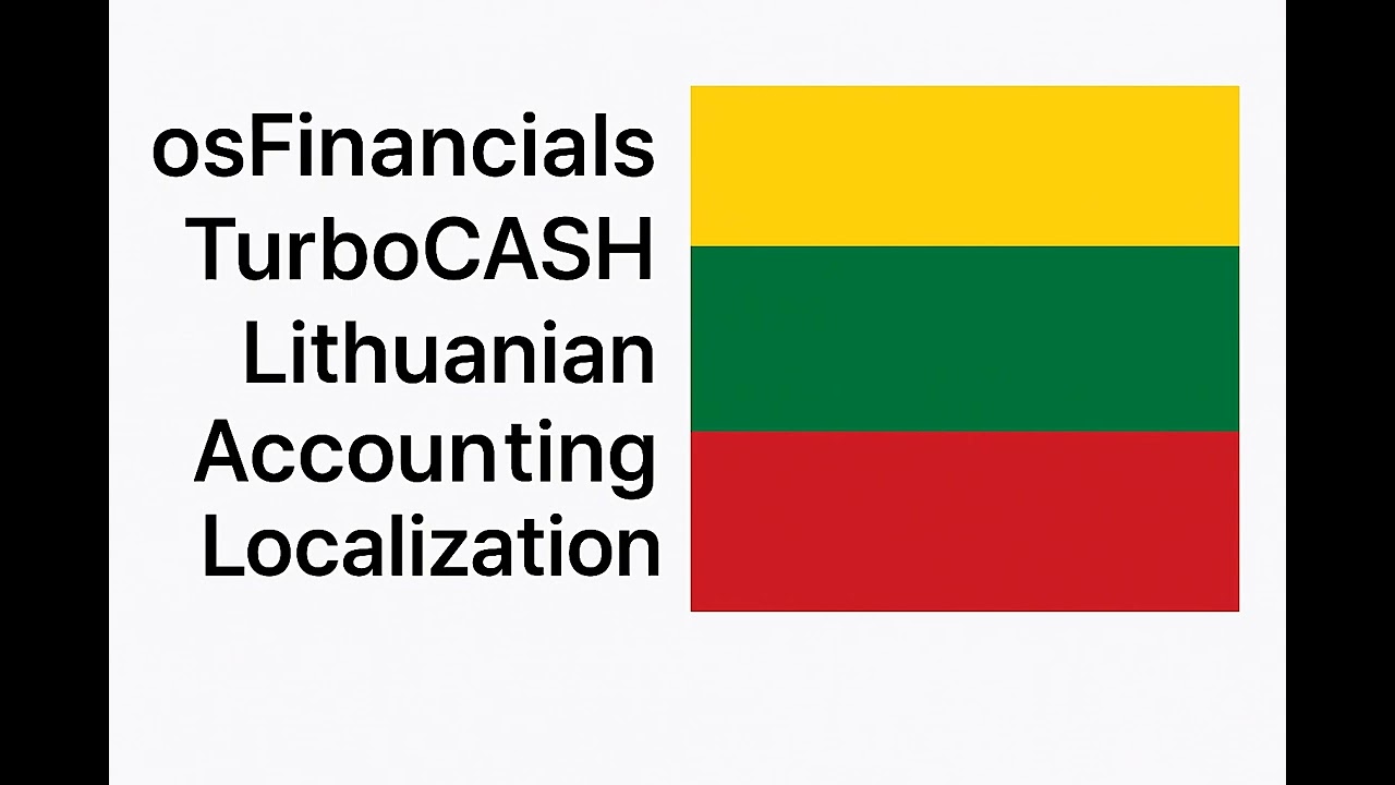 Lithuanian Translations Localization - osFinancials/TurboCASH - Audio
