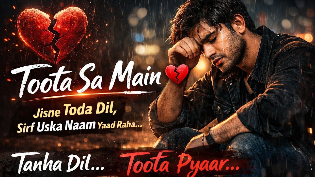 Toota Sa Main 💔 | Heart Broken Sad Song 2026 | Dard Bhara Emotional Hindi Song | Alone Boy Song
