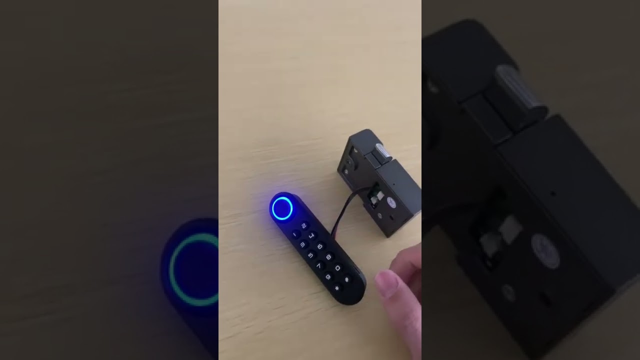 EEOO Fingerprint Cabinet Lock - Demonstration of Fingerprint Registration