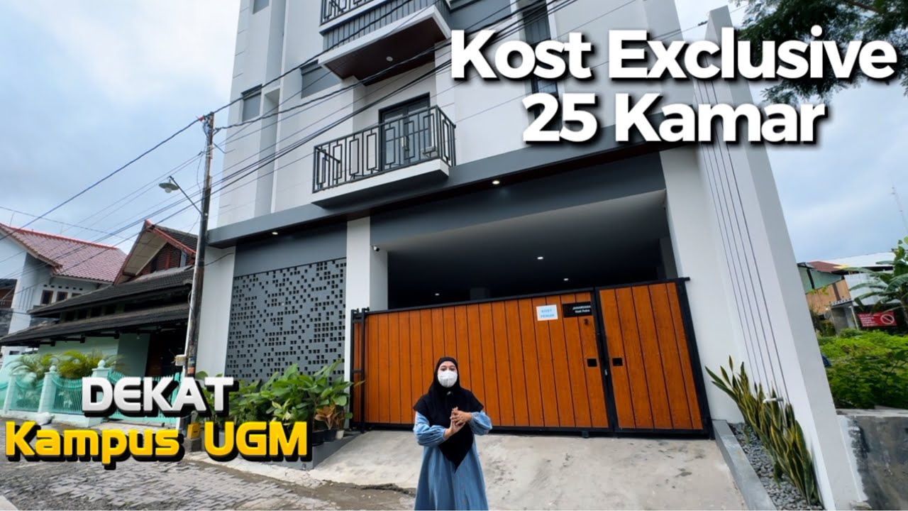 25 KAMAR FULL PENGHUNI, Kita Nggak bisa lihat Kamarnya 🥺 Area Pogung Baru Dekat UGM 3 Lantai 