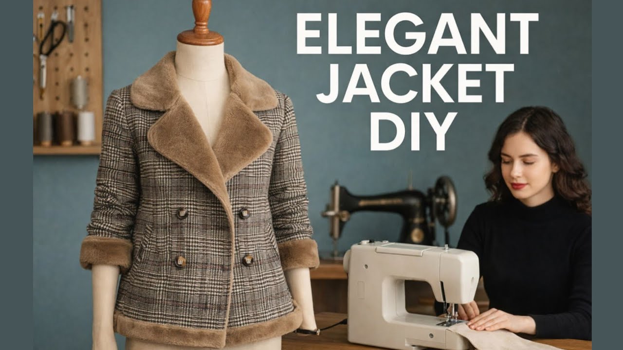 This Women’s Jacket Sewing Pattern Is Going Viral | Easy Professional Sewing Tutorial