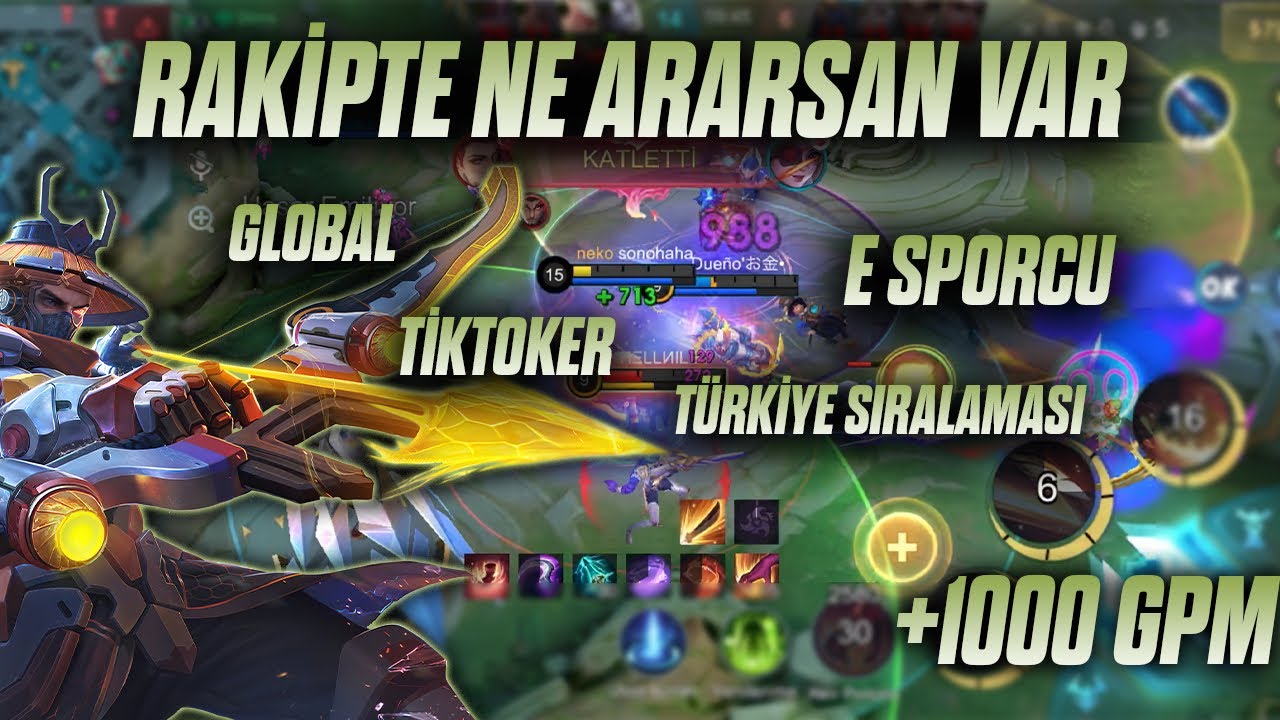 BU MAÇLARDA NE ARARSAN VAR ! - Yİ SHUN SHİN +1000 GPM ORMAN / MLBB