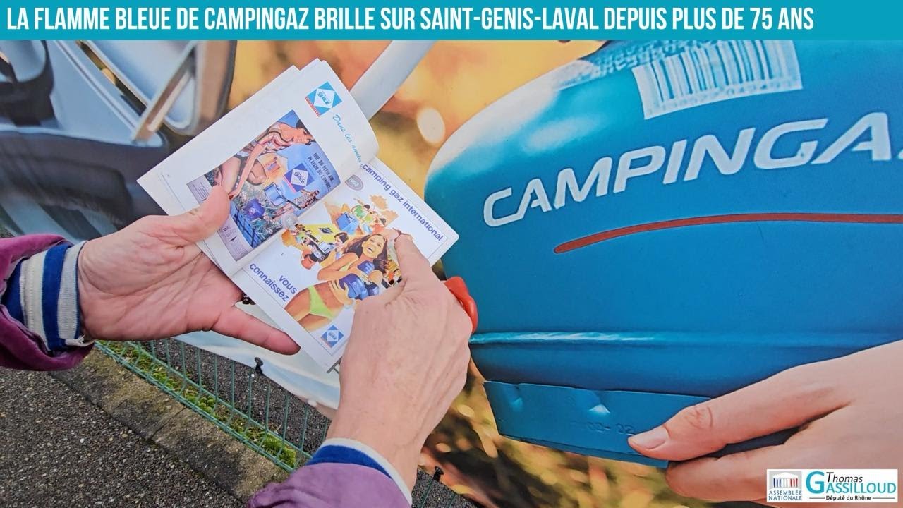 #434 La flamme bleue de Campingaz brille sur Saint-Genis-Laval depuis plus de 75 ans