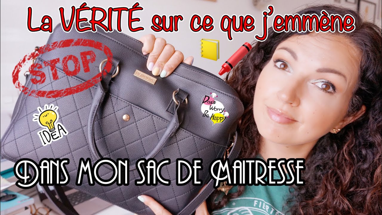 Dans mon sac de maîtresse | What's in my teacher bag? {Rentrée Septembre 2022}