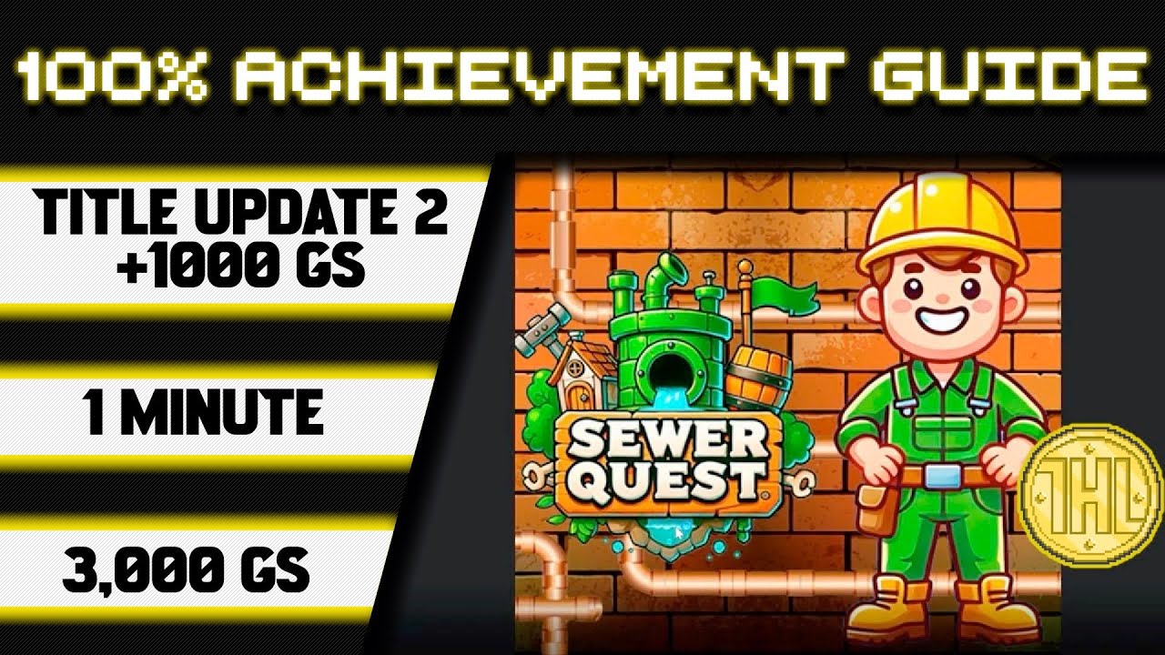 Прохождение игры SEWER QUEST (обновление 2): 100% достижение * 1000 GS за 1 минуту *
