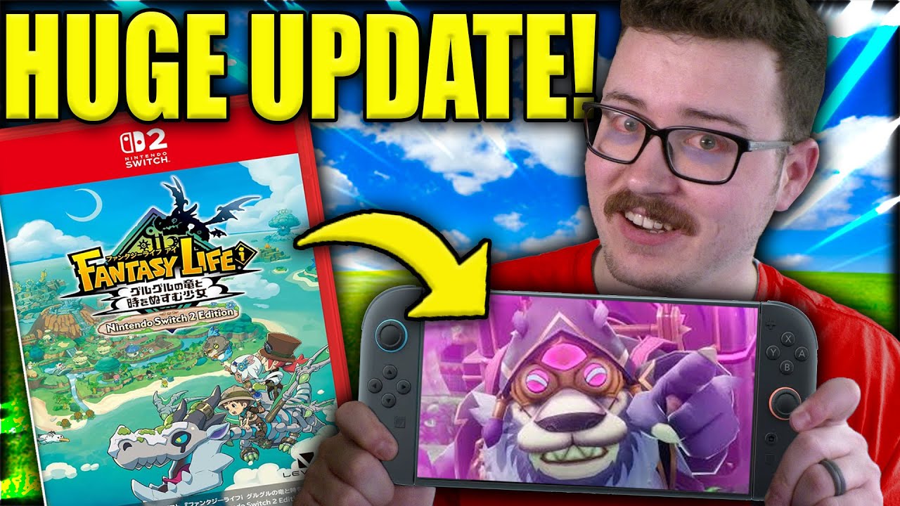 Это ОГРОМНОЕ обновление Fantasy Life для Switch 2 невероятно ЗАХВАТЫВАЕТ!