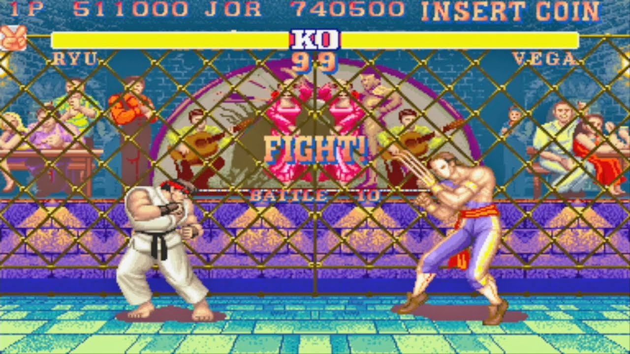 Arcade CPS1 Street Fighter 2 Champion Edition Longplay - RYU