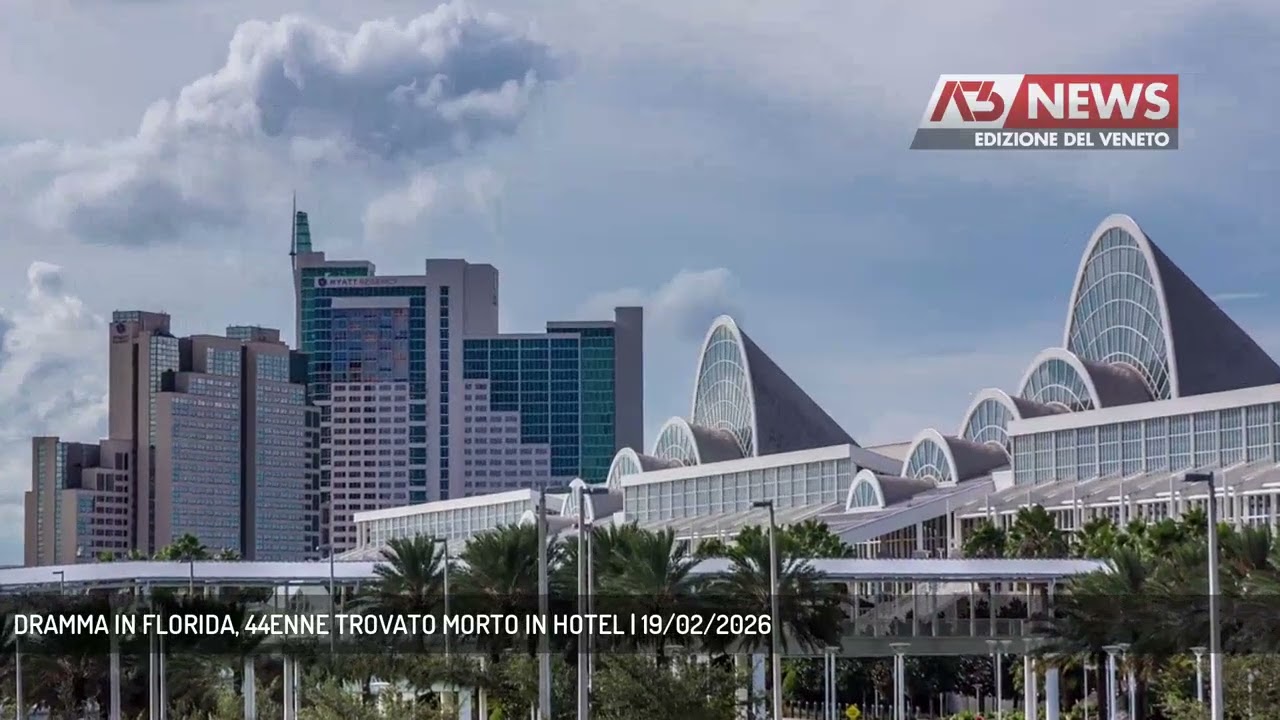 DRAMMA IN FLORIDA, 44ENNE TROVATO MORTO IN HOTEL | 19/02/2026