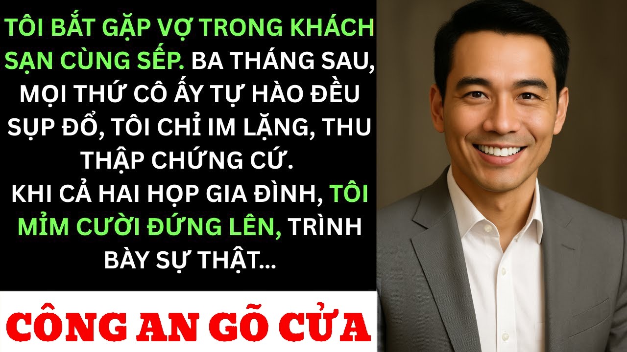 Tôi Bắt Gặp Vợ Ngoại Tình Ở Khách Sạn Với Sếp — Và Đòn Trả Thù Khiến Cả Hai Khiếp Sợ