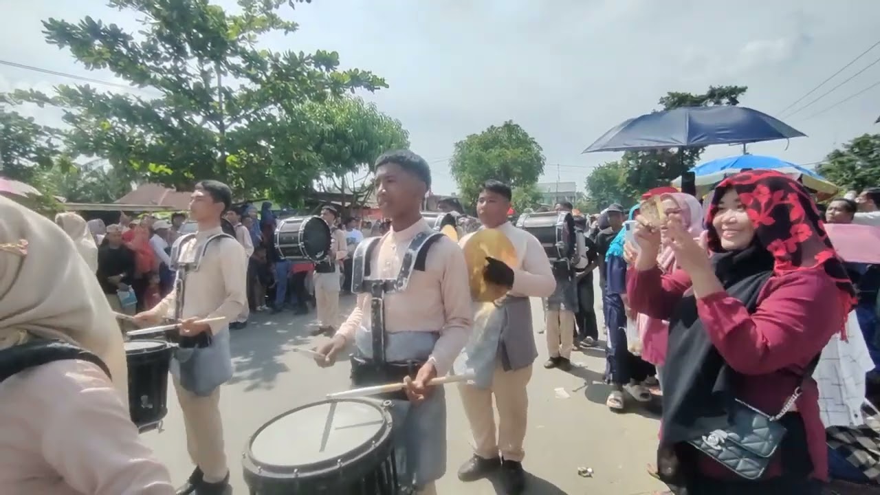 KARNAVAL DRUMBAND TINGKAT SMA KOTA Tj.PURA 2025 part Terakhir