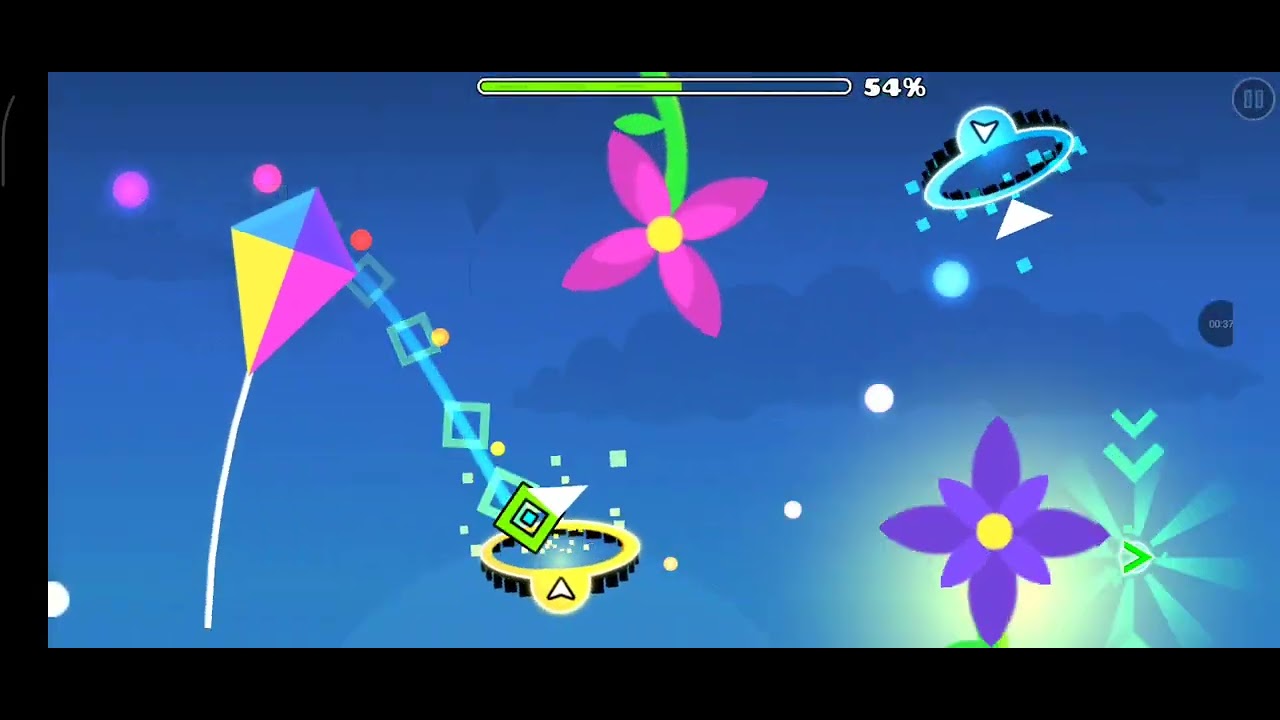 Geometry dash - Cloudy - Easy - 100% complete