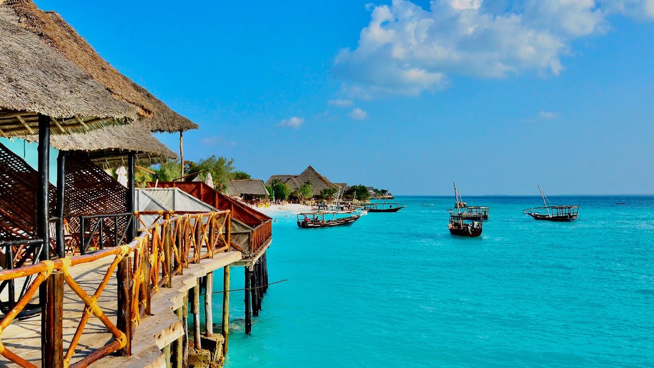 A Look At Amaan Beach, on Zanzibar