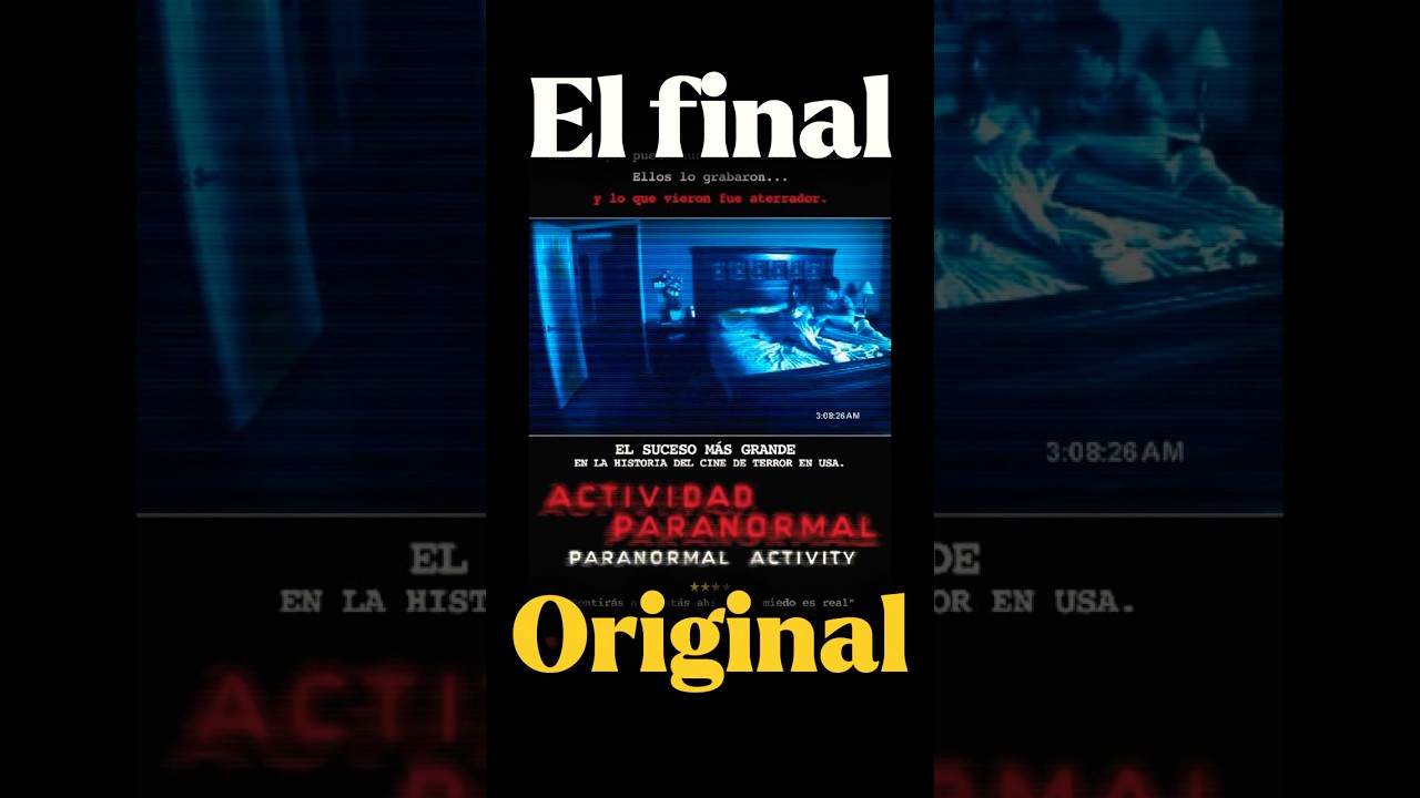 LA ESCENA ELIMINADA DE ACTIVIDAD PARANORMAL 😱#peliculas #terror #cine #actividadparanormal