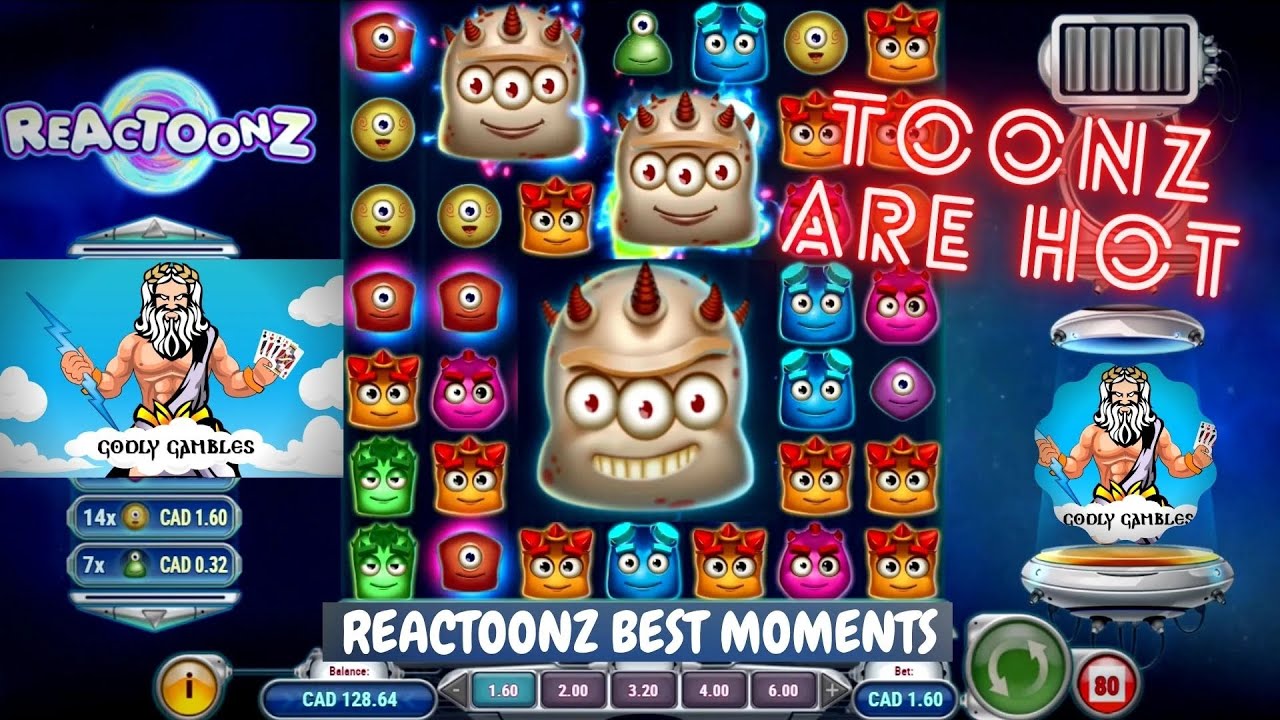 REACTOONZ BEST MOMENTS - BONUSES ARE FLYING (HOT SESSION)