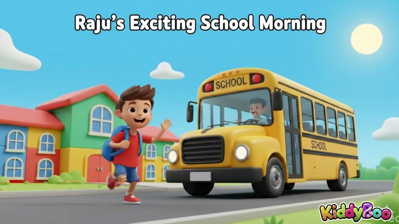 School Fun Song 🎒😄 | Hindi Rhymes for Kids | Fun Kids Video