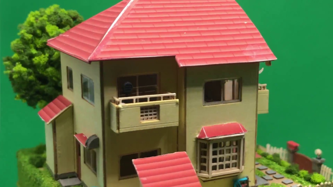 Ponyo - Sosuke's House Papercraft