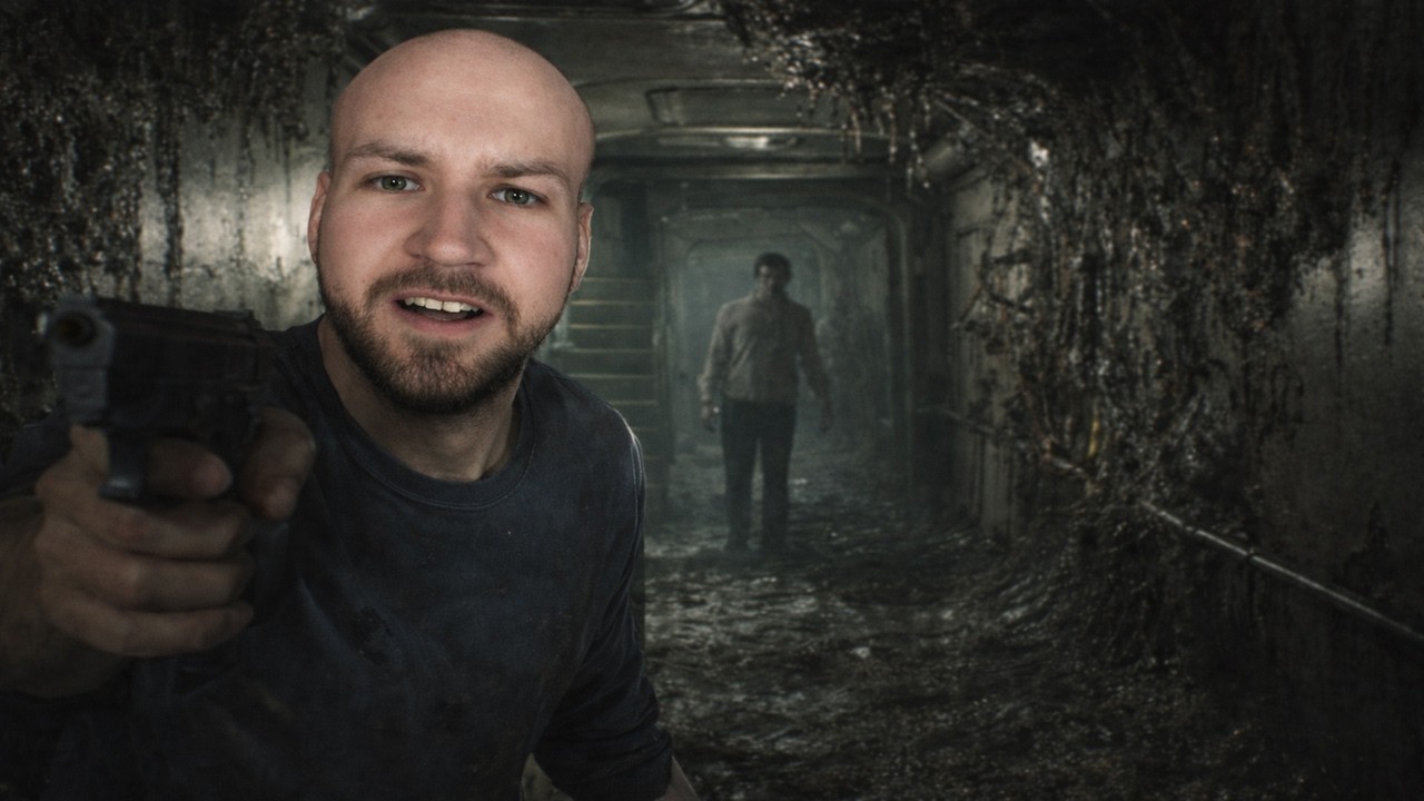 Итан на первом этаже — идём спасать | Resident Evil 7