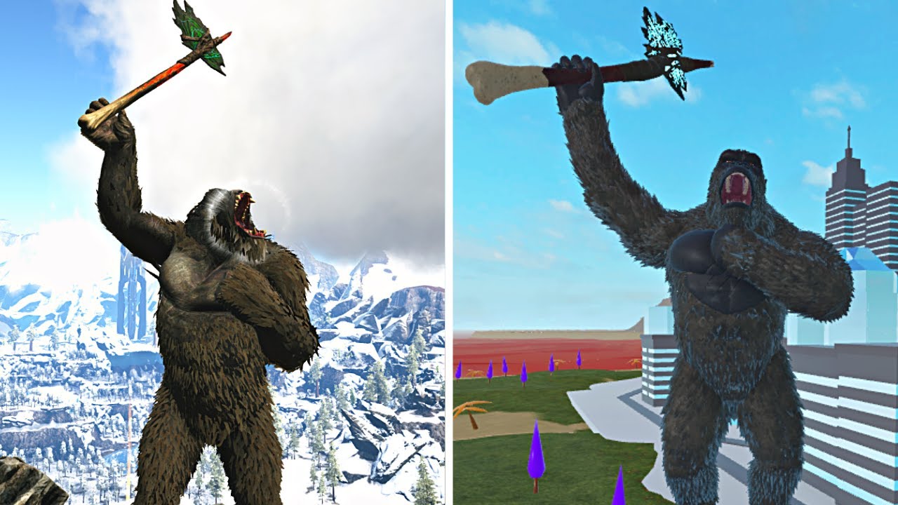 KONG Kaiju Universe VS KONG ARK Survival Evolved - QUAL É MELHOR?