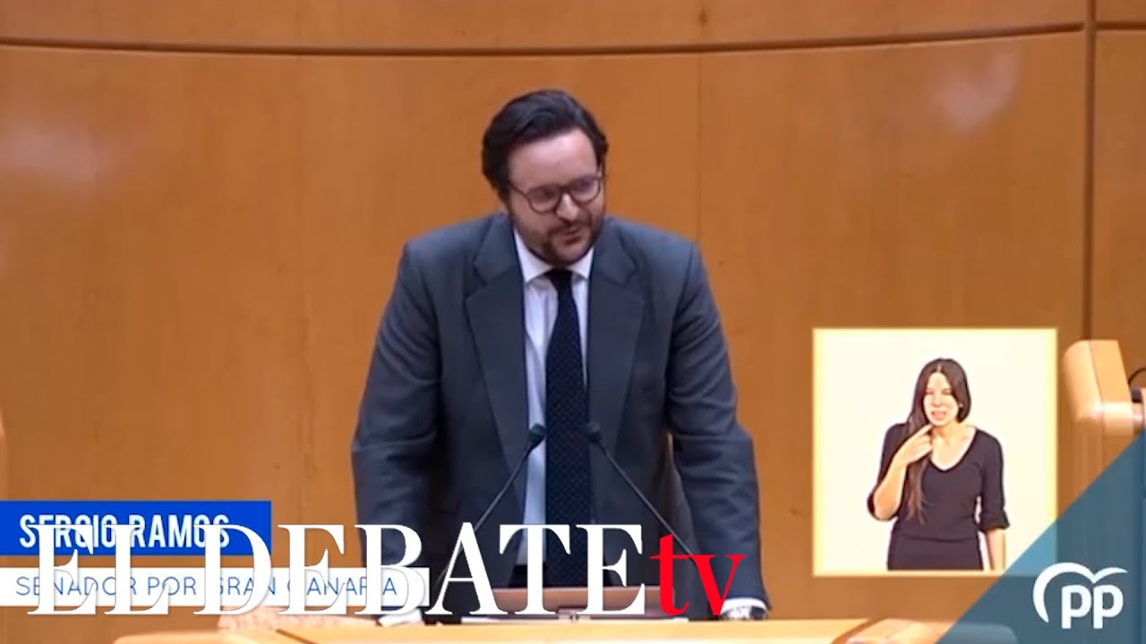 El senador Ramos Acosta (PP) al ministro Marlaska: «¡Usted ha prevaricado en Canarias!»