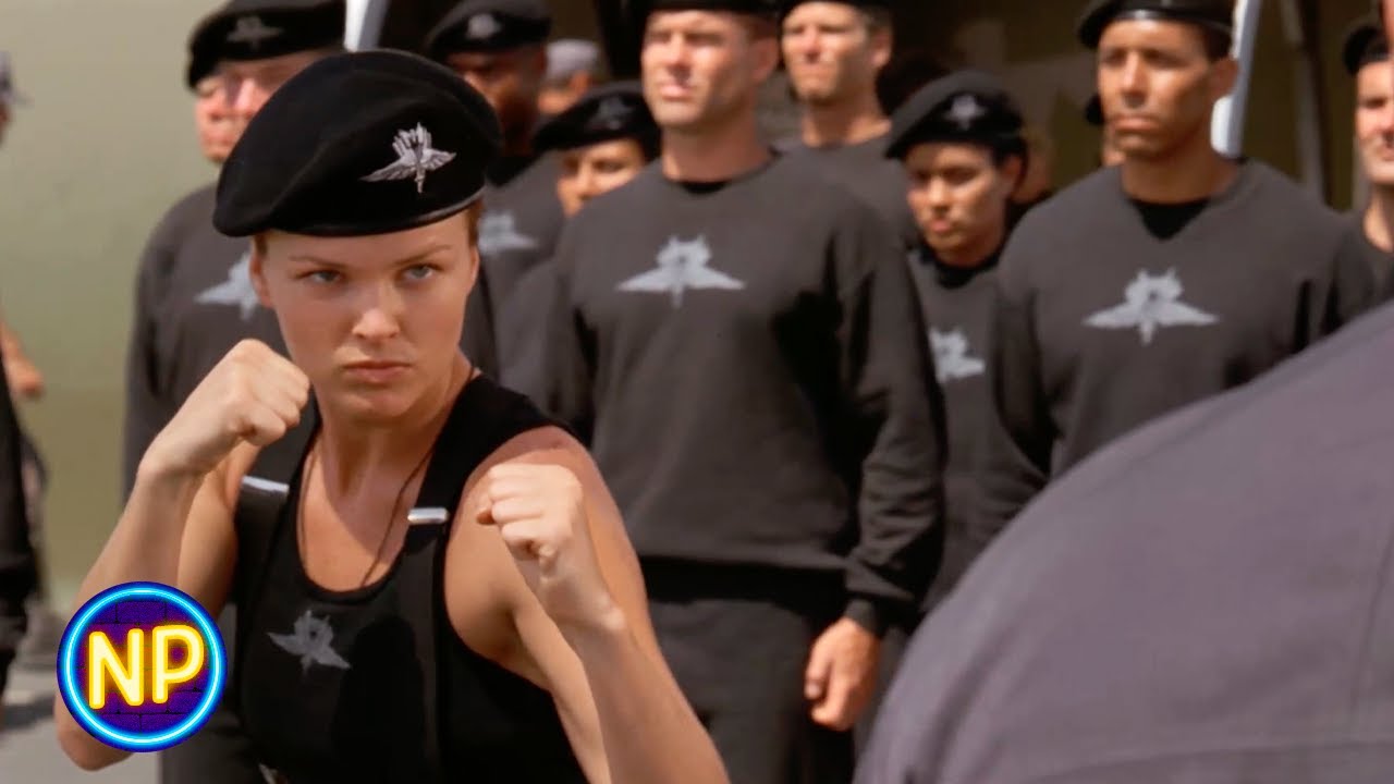Training Camp Scene | Starship Troopers (1997) | Now Playing