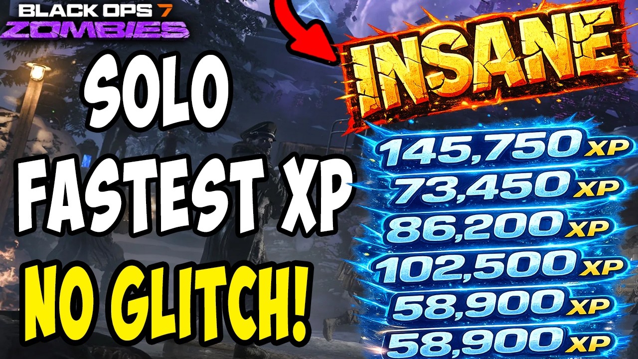 SOLO XP FARM AFTER PATCH! FASTEST LEGIT WAY TO LEVEL UP (BO7 Zombies)