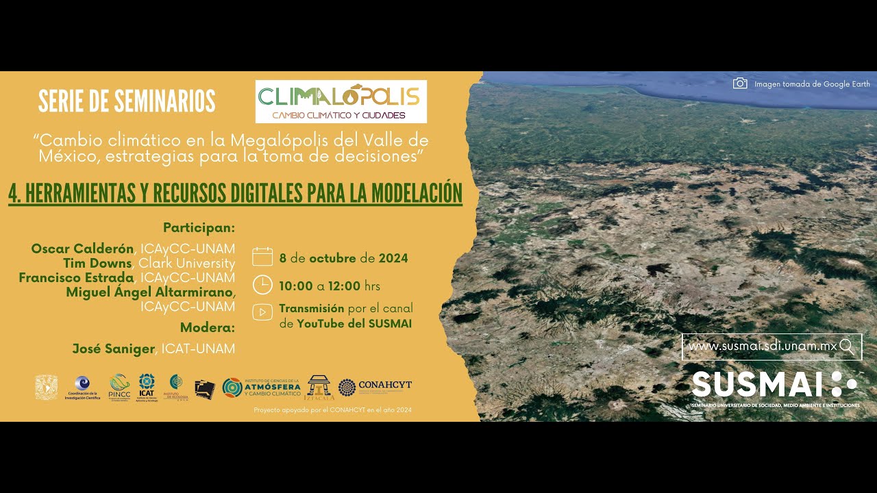 Cambio climático en la Megalópolis del Valle de México: Herramientas digitales para la modelación