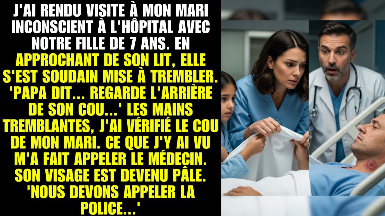 Femme découvre marque sur son mari, fille tremble, médecin choqué appelle police
