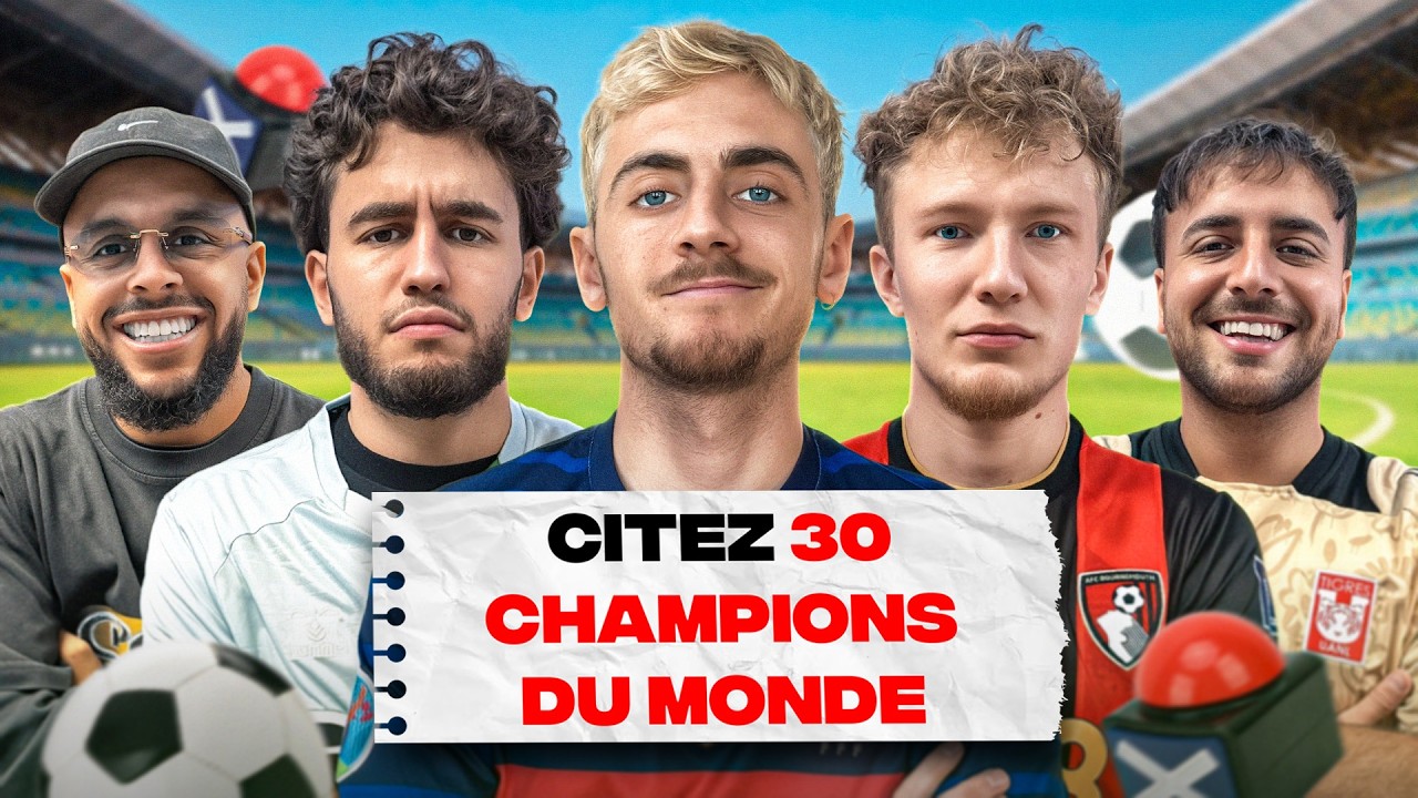 Le MEILLEUR QUIZ FOOT : Spécial Champions du Monde (ft. Mouloud, Colombien & Pitch Addict)