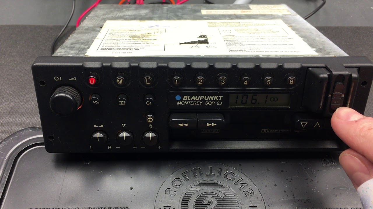 Blaupunkt Monterey SQR 23 Part 5: Reassembly & Demo