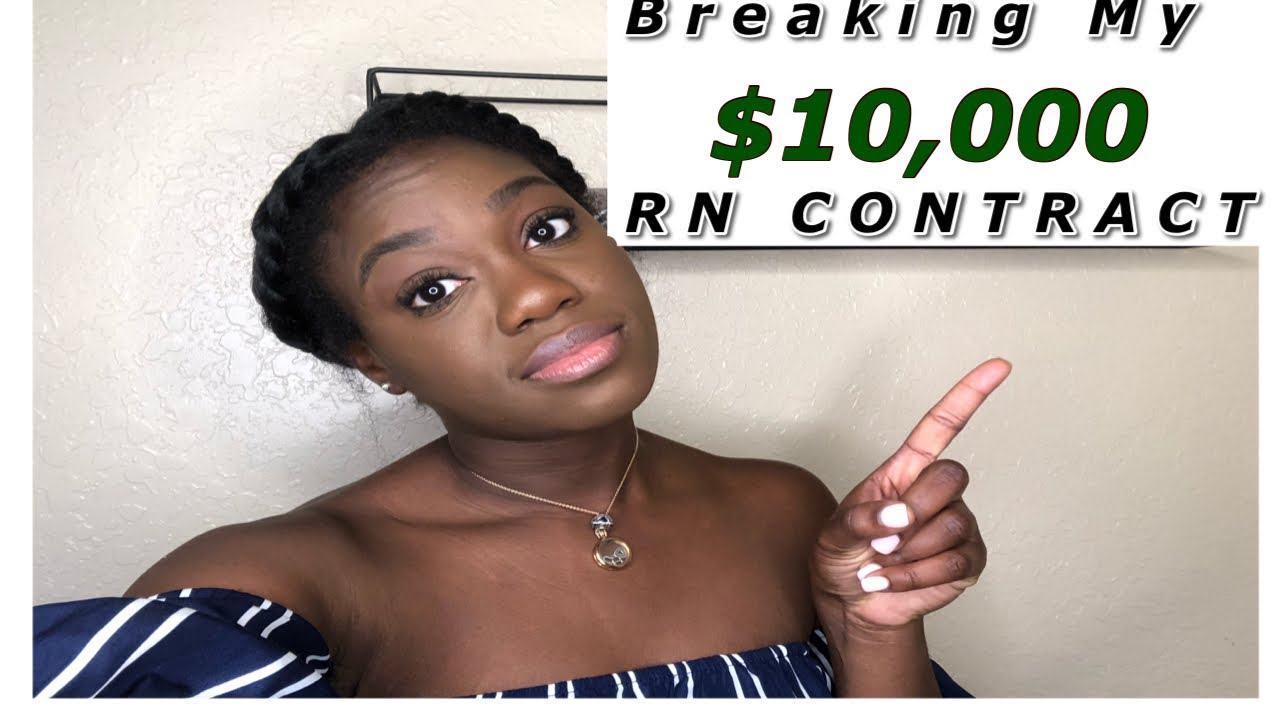 BREAKING MY NEW GRAD RN CONTRACT AFTER ONE YEAR | LETS TALK ABOUT IT