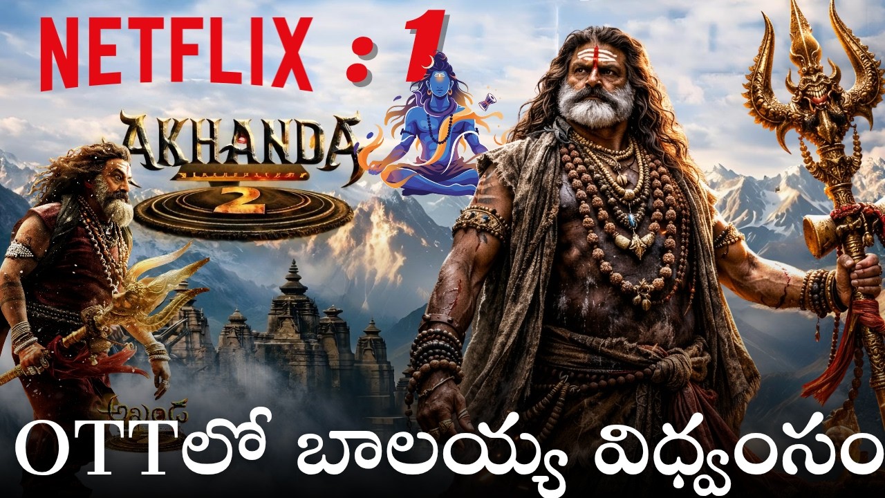 నెట్‌ఫ్లిక్స్ లో  బాలయ్య విధ్వంసం | అఖండ 2: తాండవం హవా | 𝐁𝐚𝐥𝐚𝐤𝐫𝐢𝐬𝐡𝐧𝐚