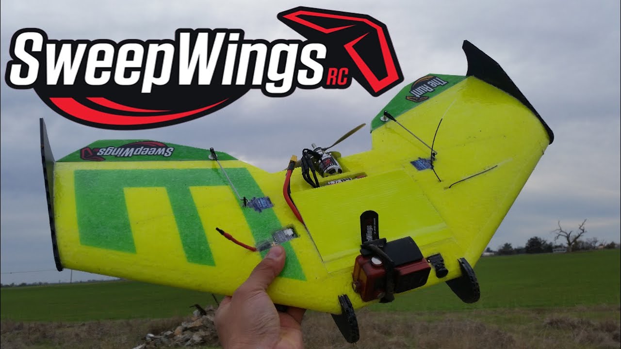 Sweepwings - Runt Set up - flight - CRASH!