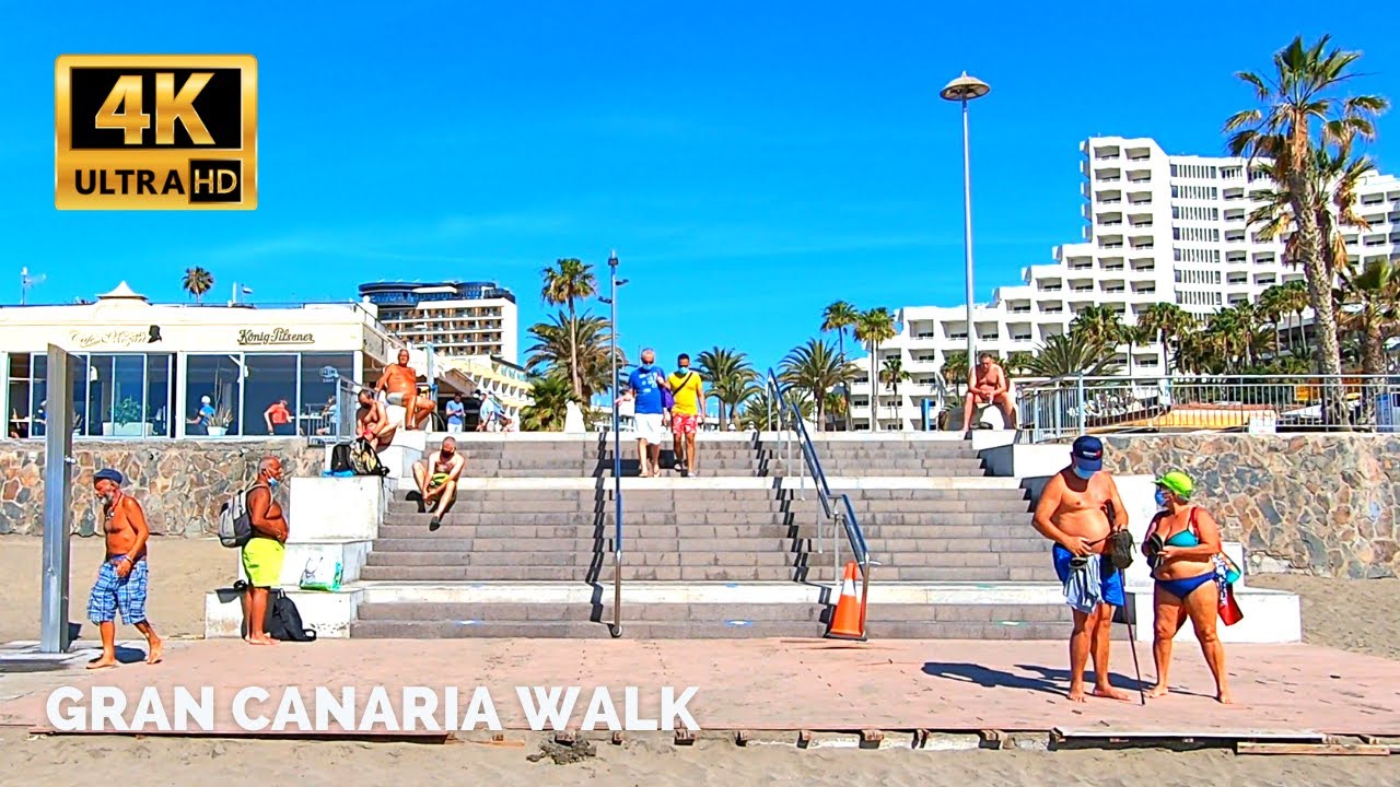 Gran Canaria Playa del Ingles April 19, 2021 🔴 Anexo 2 to Walhalla Apartments Maspalomas