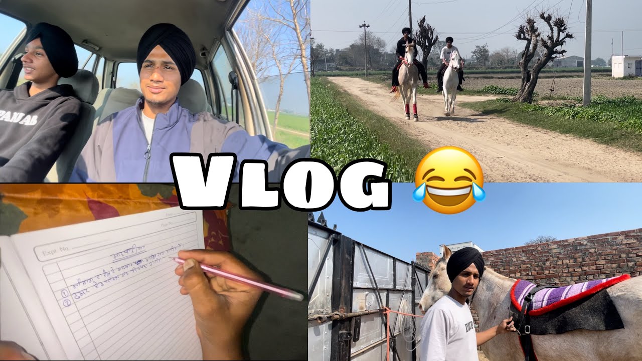 ਨੀਲੀ : ਘੋੜੀ  ਦੀ ਕੀਤੀ RIDING 🚀🐎 Vlog 2026 