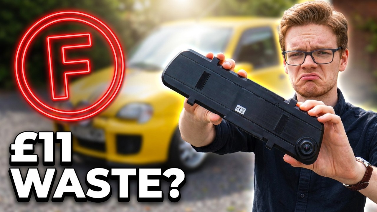World's CHEAPEST Dashcam?! £11 Temu Mirror Cam - Is It Crap?