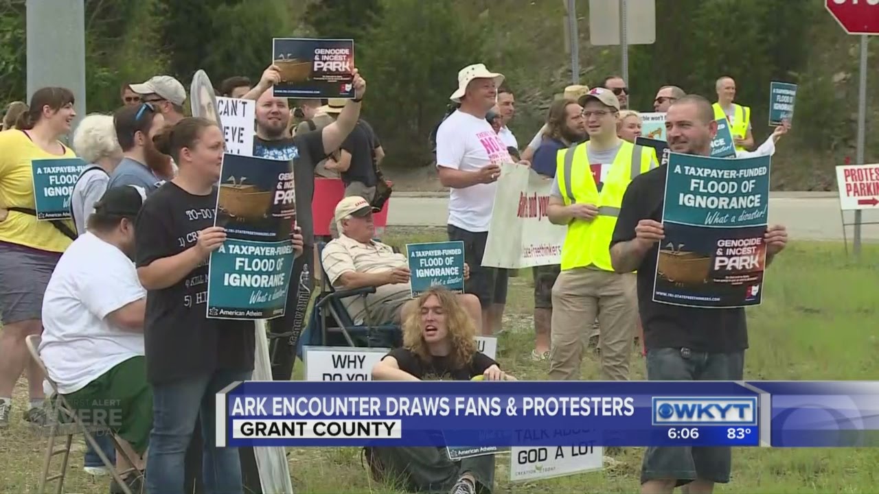 Ark Encounter draws fans & protesters