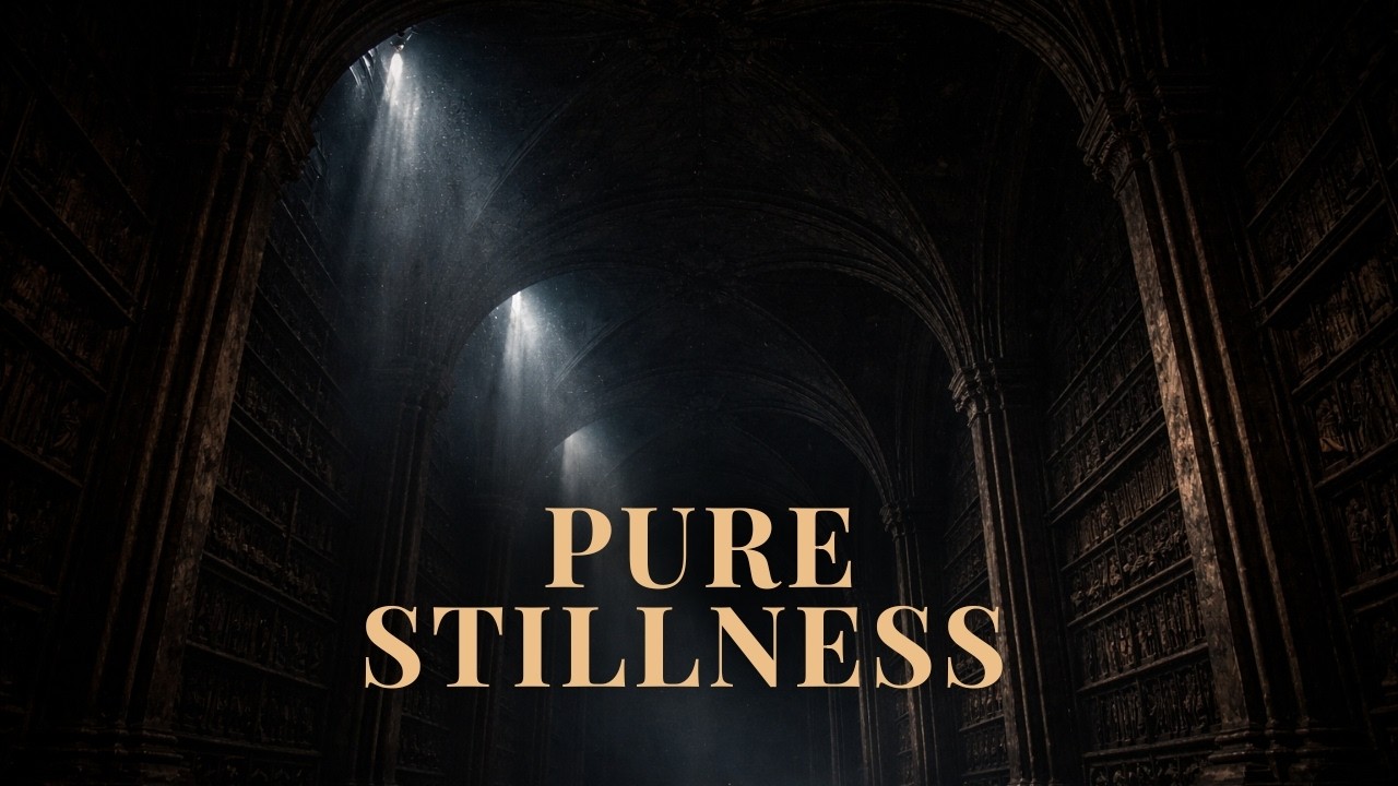 Silent Monastery Library – Deep Stillness Focus Music (2 Hours)