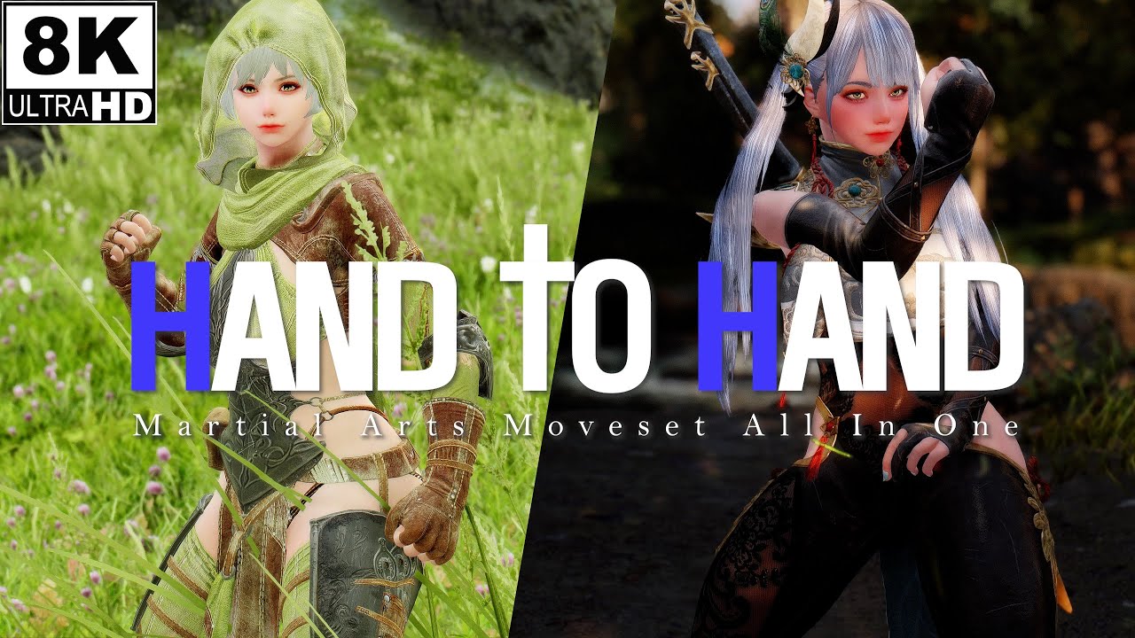 SKYRIM MOD I MCO I ADXP Hand To Hand Moveset All In One