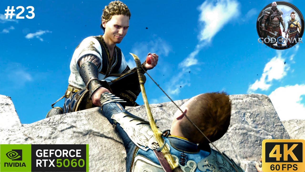 ATREUS Climbs The ASGARD WALL in God Of War Ragnarök