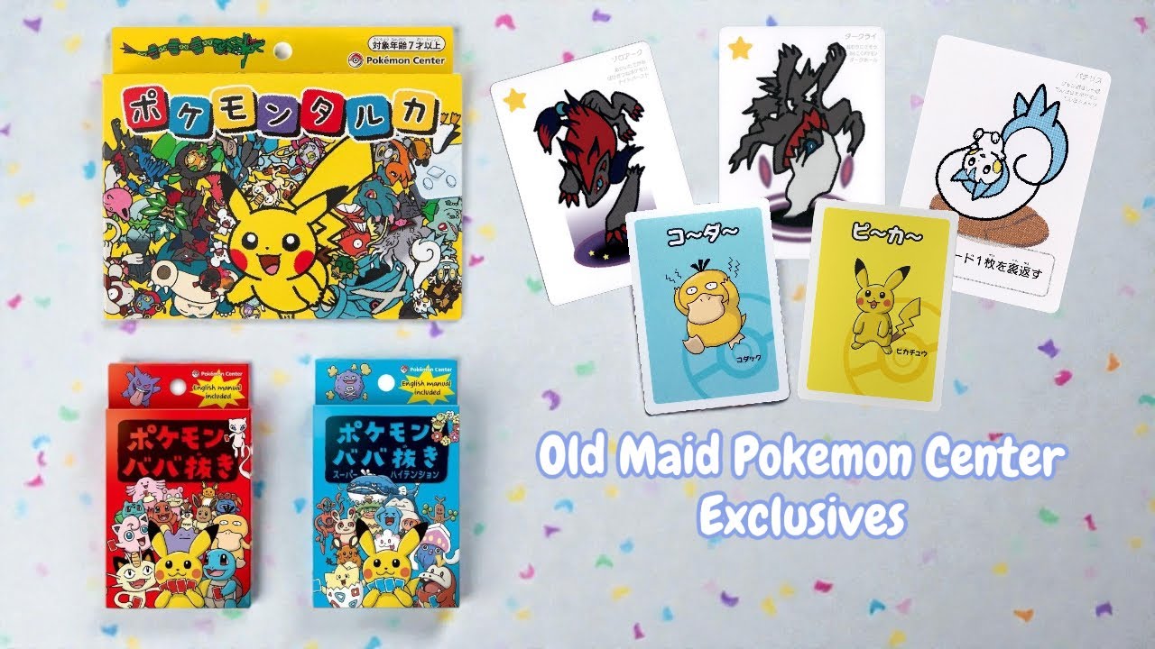 Pokemon Old Maid Center Exclusive Opening