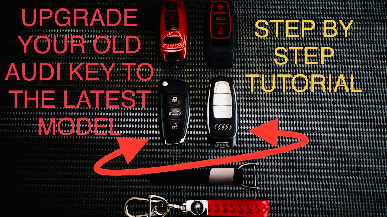 How To Upgrade Your AUDI Key Fob To The Latest Style DIY | 4K