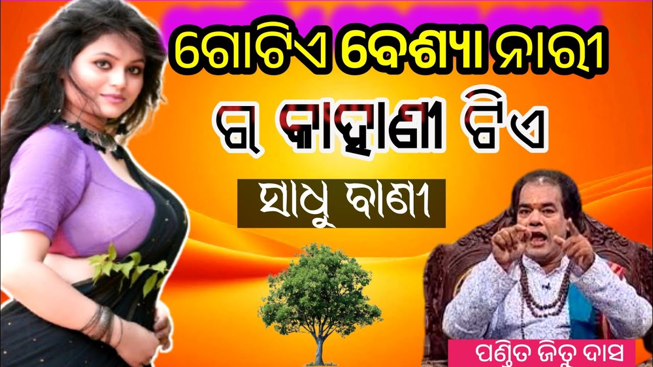 ଗୋଟିଏ ବେଶ୍ୟା ନାରୀ ର କାହାଣୀ ଟିଏ |sadhu bani jitu das| prabachan odia | sadhubani odia | odia sadhwani