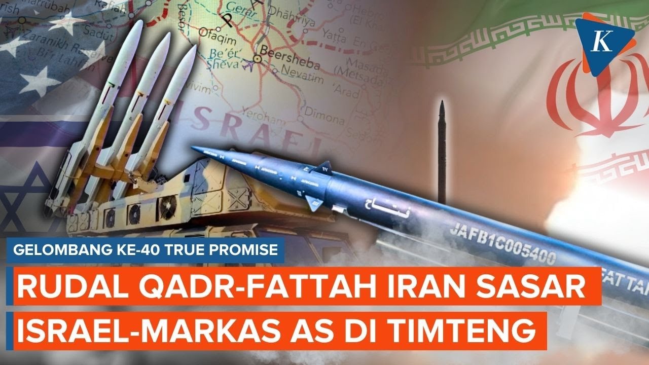 Iran Belum Menyerah, IRGC Luncurkan Gelombang ke-40  Sejumlah Rudal Balistik dan Jelajah