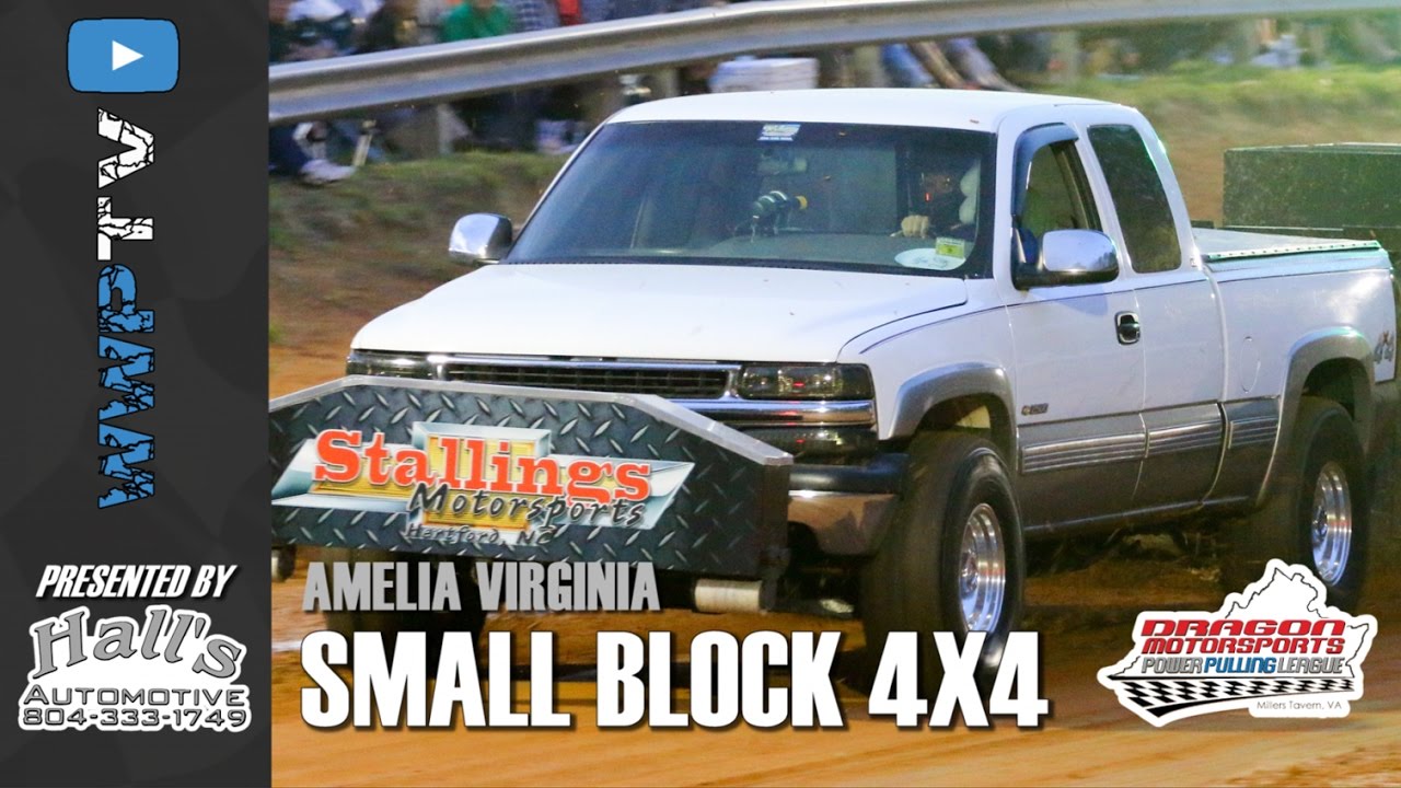 6200 Small Block 4x4 Trucks Pulling at Amelia April 15 2017