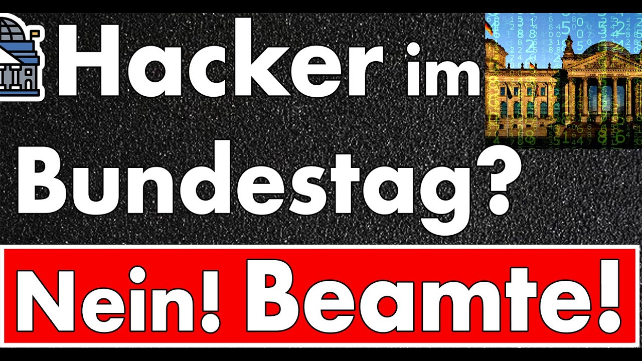 Hackerangriff im Bundestag? Eher Beamte am Werk! Unfassbare Sicherheitsl&uuml;cken im Parlament!