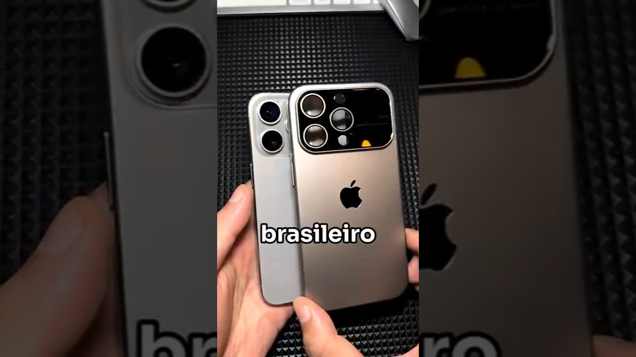 CAPINHA FAKE DO IPHONE 17!!! #shorts