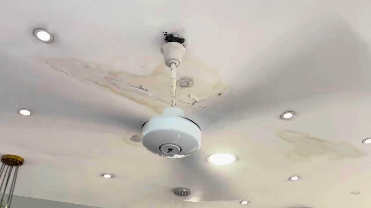 KDK & Universal Industrial Ceiling Fans 56” At A&B Furniture ( & Photo Of Sanyo Before Renovations)