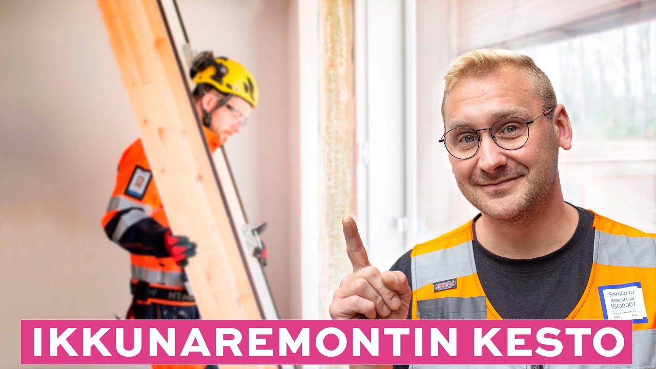 Kuinka kauan ikkunaremontti kestää?