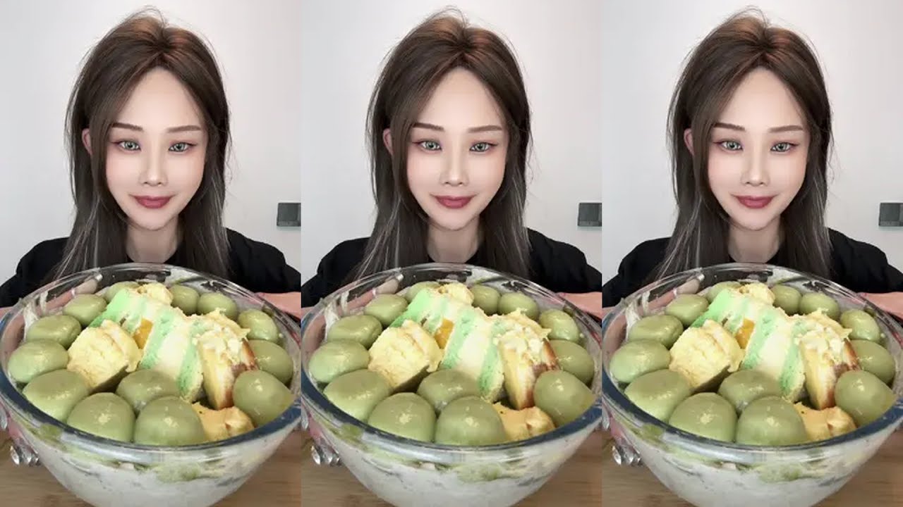 ASMR Mukbang ,Creamy Cake Dessert chocolate cake dessert recipes LiLiMukbang #cake #asmr #eating