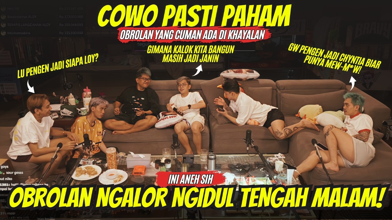 COWO PASTI PAHAM 😳 NGOBROL NGALOR NGIDUL TENGAH MALAM… | Marapthon Season 3